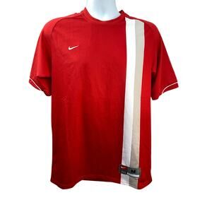 VTG Y2K Nike TEAM OHIO STATE BUCKEYES COLOR SCHEME SHIRT RED Sz Medium